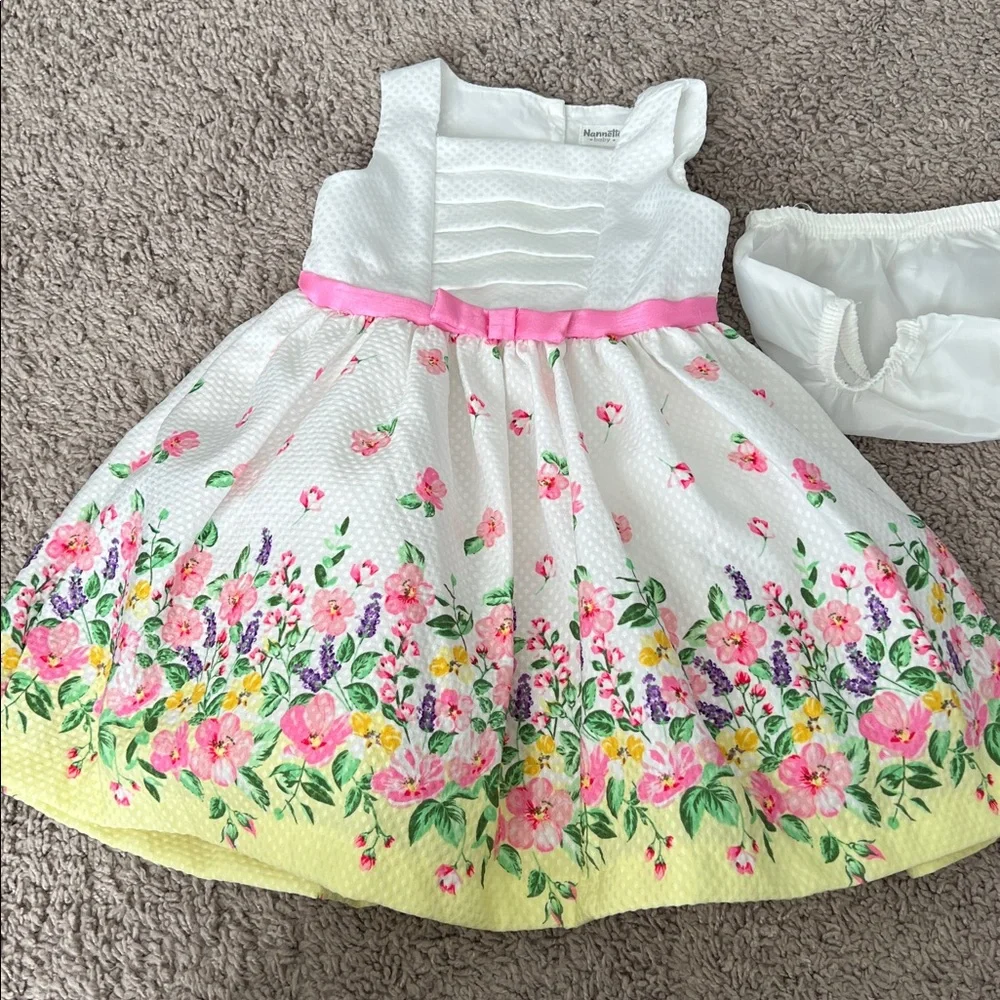 Nannette Baby Spring Floral Easter Dress